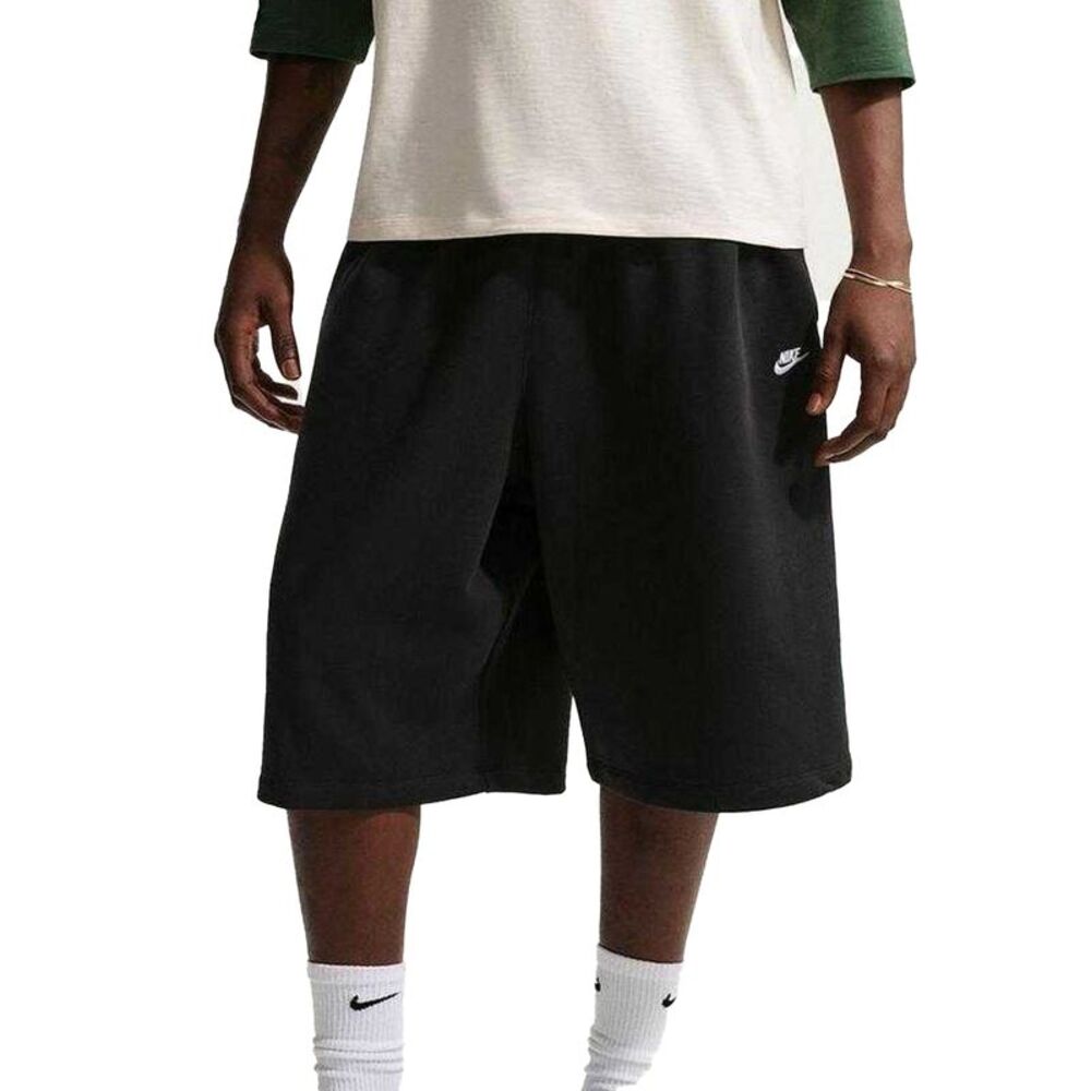 Nike Mens Fleece Club Oversized Shorts / Black